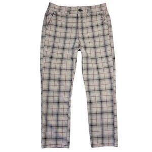 American Eagle Plaid Pants Womens 8 Straight Leg Casual Chinos Academia Preppy